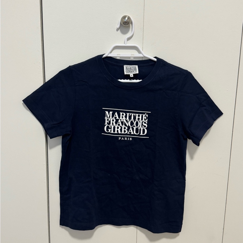 Marithe Francois Girbaud Navy Blue 100% Cotton Shirt